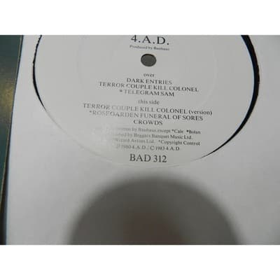 Bauhaus Album 4 AD Burning From The Inside Promotion LP Vinyl 1983 Org. (X53JJ) - Thumbnail 7