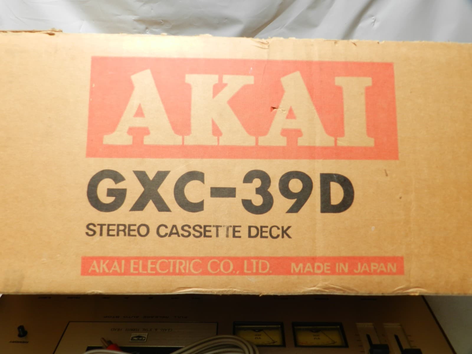 AKAI GXC-39D Stereo Cassette Player Recorder Dolby Ex. Condition (H92J) - Thumbnail 10