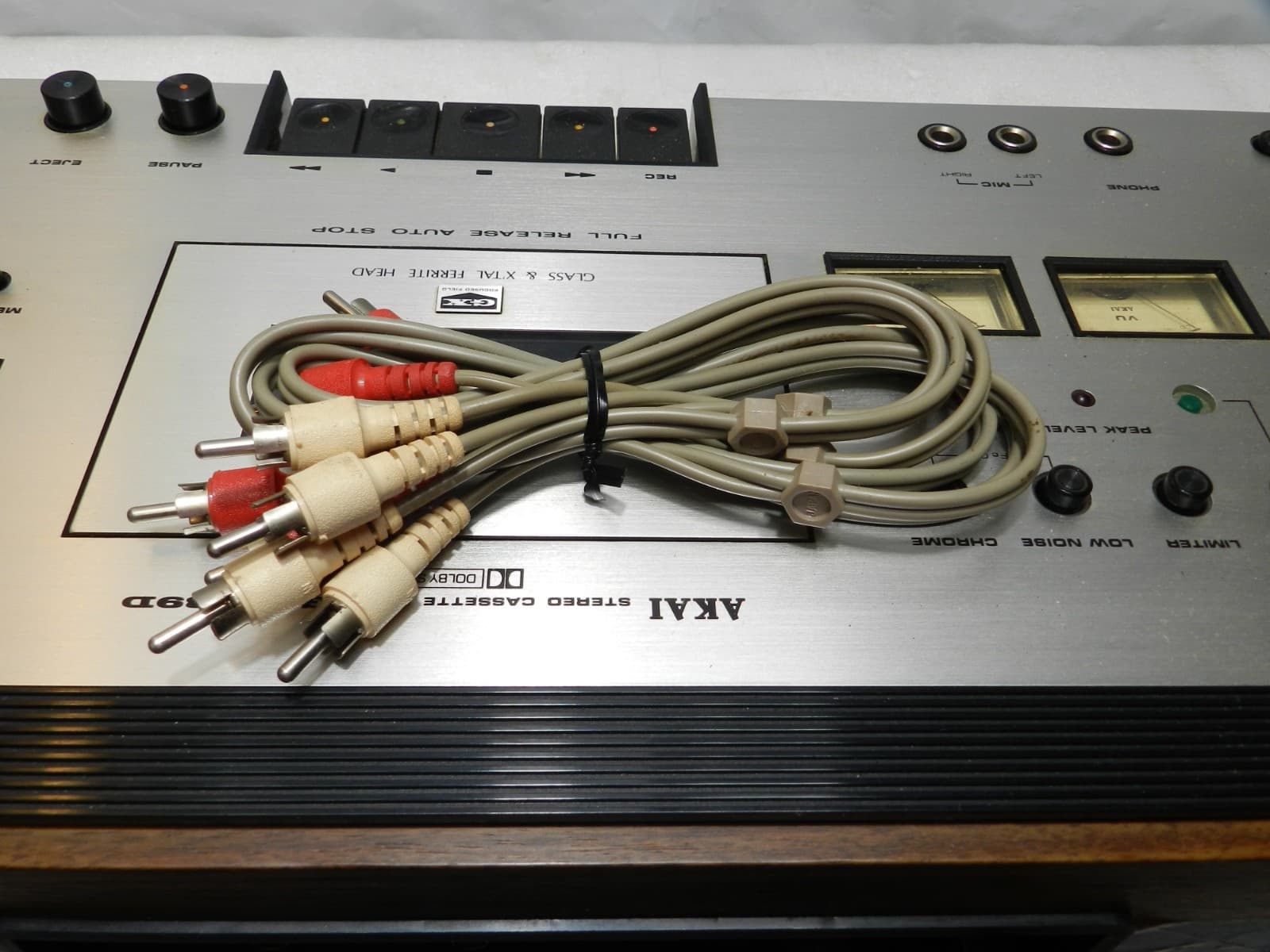 AKAI GXC-39D Stereo Cassette Player Recorder Dolby Ex. Condition (H92J) - Thumbnail 9