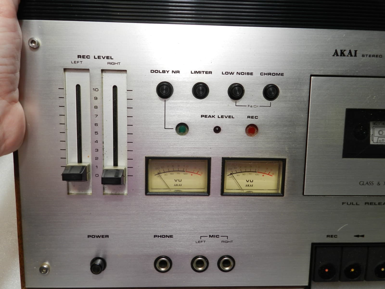 AKAI GXC-39D Stereo Cassette Player Recorder Dolby Ex. Condition (H92J) - Thumbnail 2