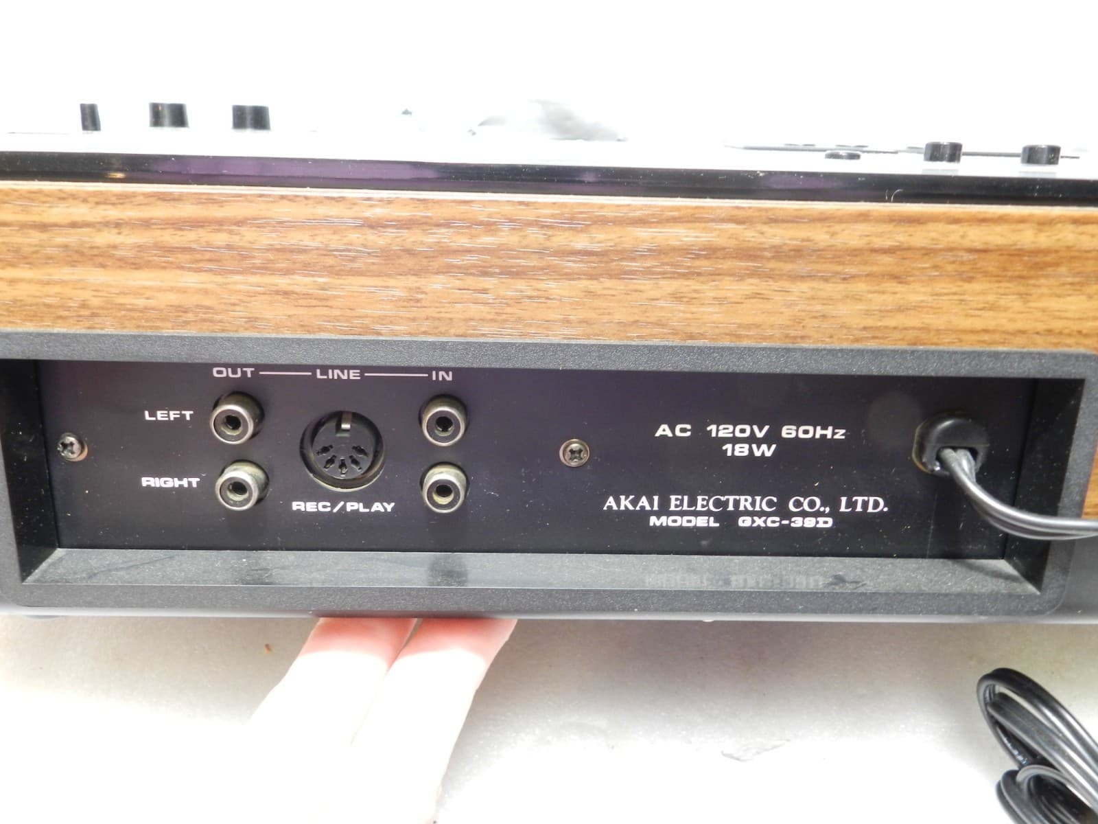 AKAI GXC-39D Stereo Cassette Player Recorder Dolby Ex. Condition (H92J) - Thumbnail 4
