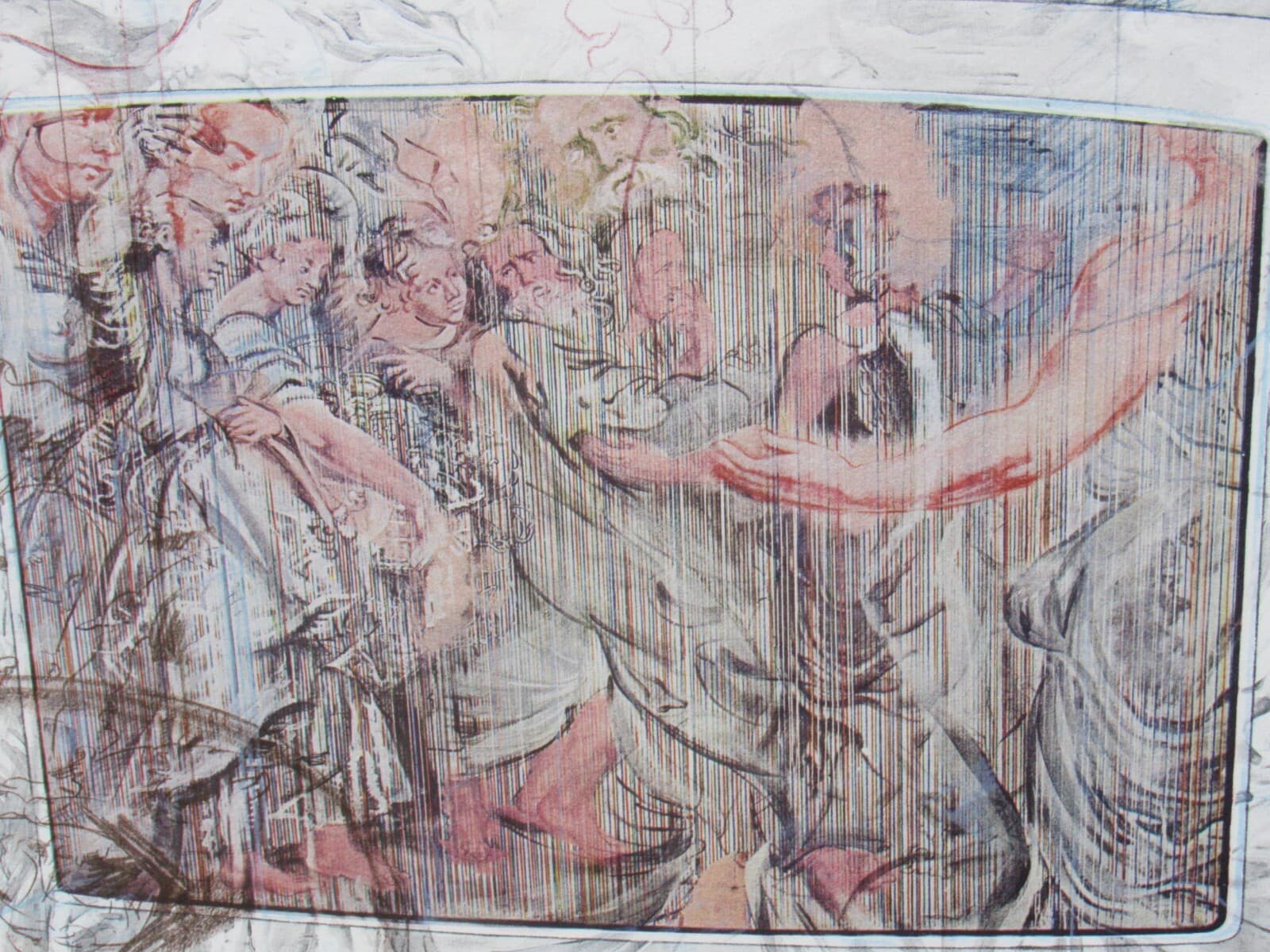 Rainer Gross Television Baroque II, 1979 Lithograph Signed Framed (K) - Thumbnail 11