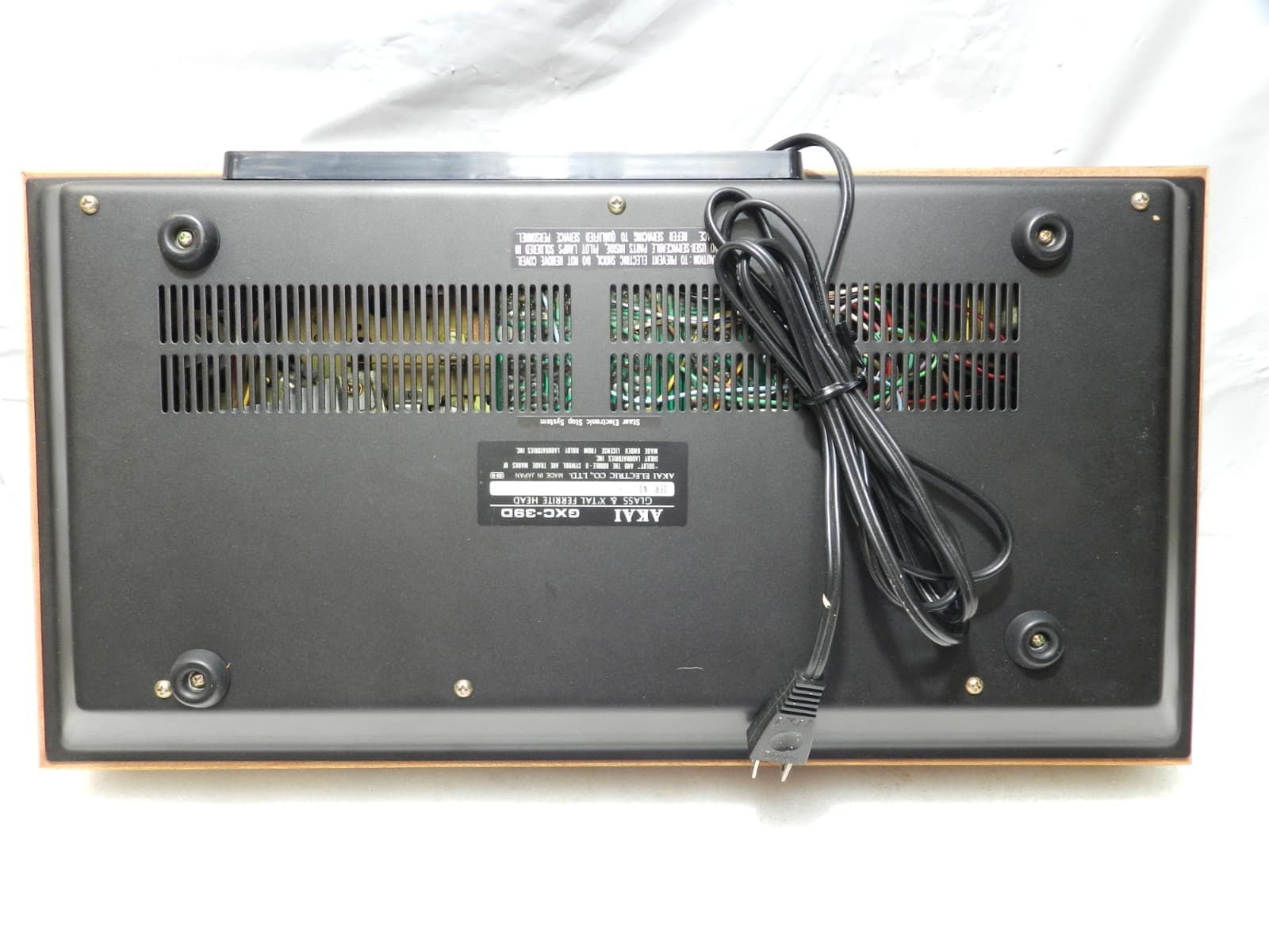 AKAI GXC-39D Stereo Cassette Player Recorder Dolby Ex. Condition (H92J) - Thumbnail 7