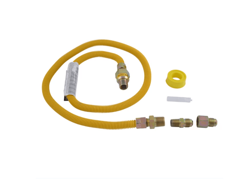 EASTMAN 48-in 3/4-in Mip Inlet x 3/4-in Mip Outlet Stainless Steel Gas Appliance - Thumbnail 2