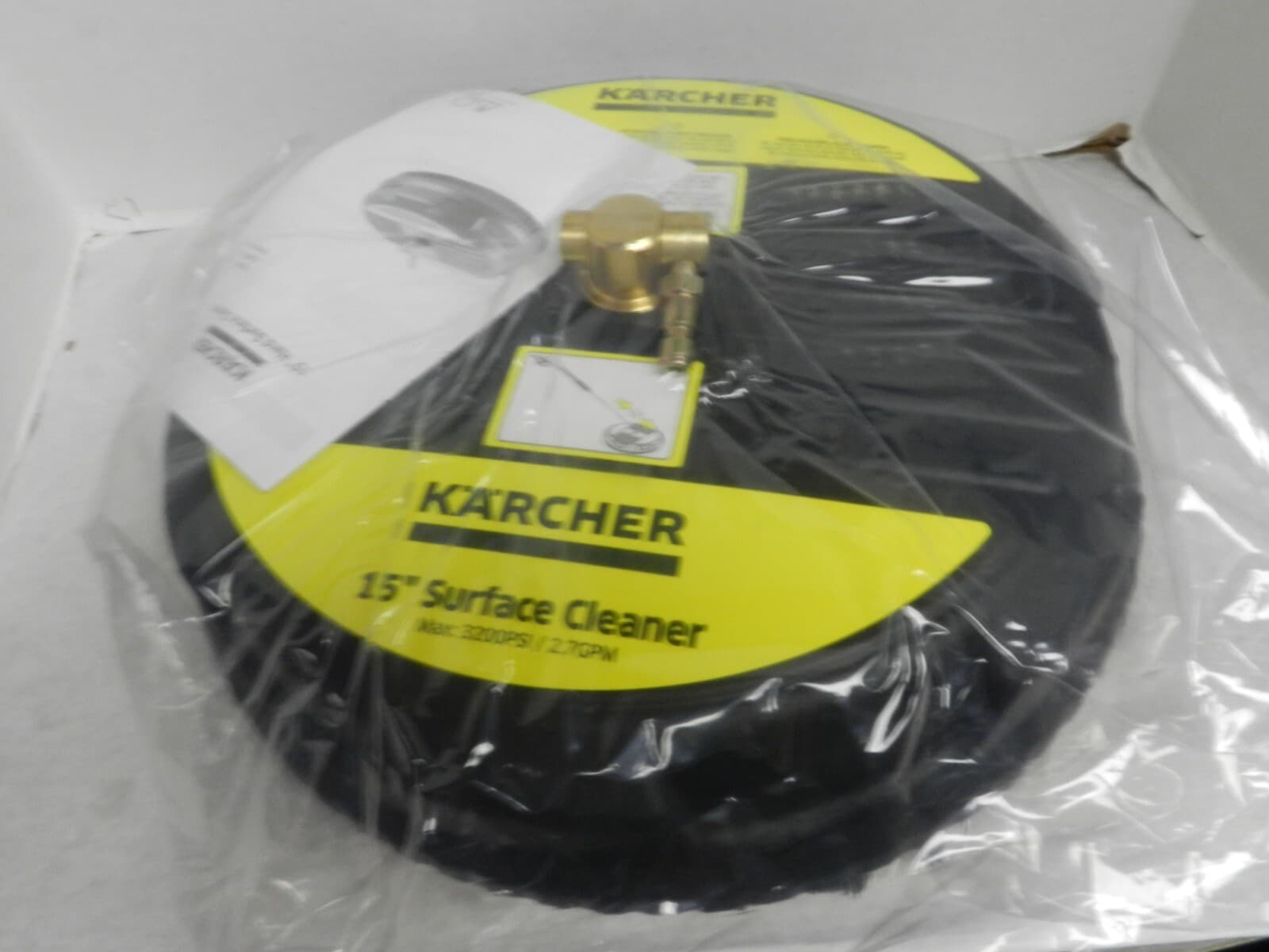 Karcher Universal 15" Pressure Washer Surface Cleaner Attachment R11K - Thumbnail 11
