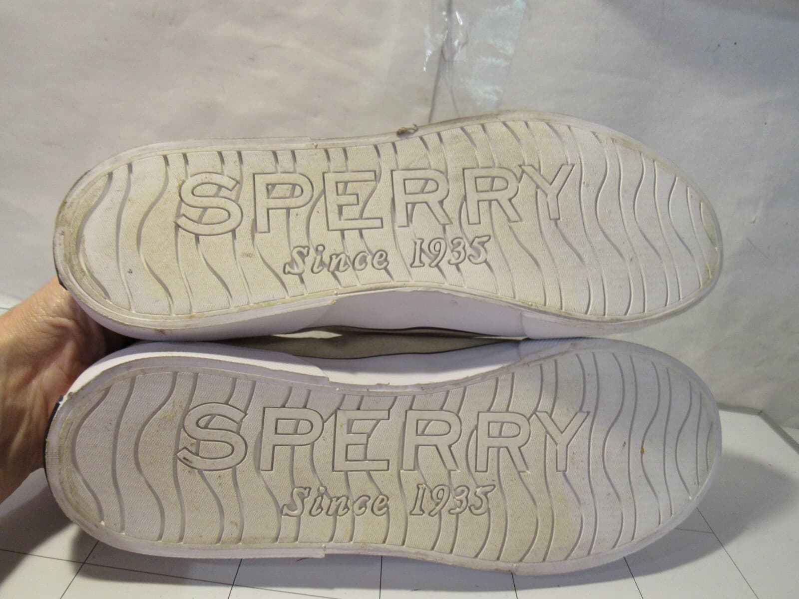Sperry Top Sider Womens Pier View Sneakers Beige Canvas STS81816 Sz 11 E80 - Thumbnail 4
