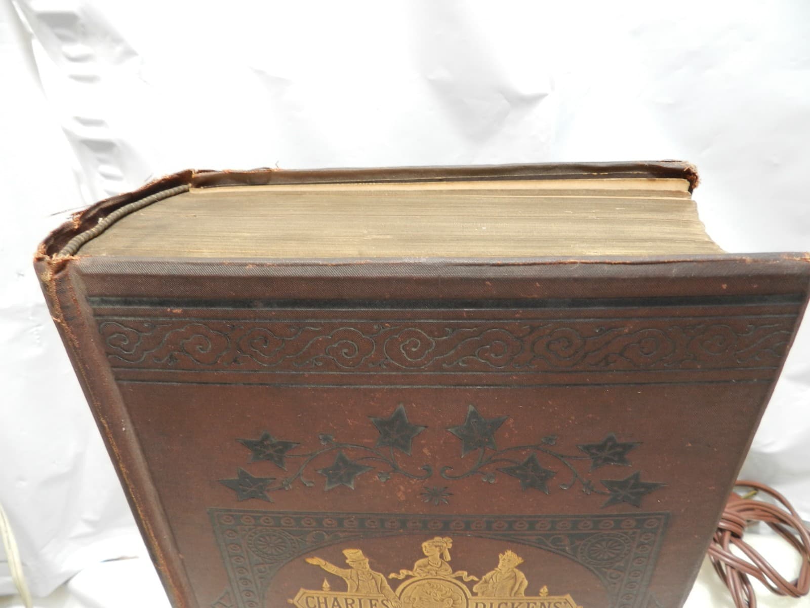 The Works Of Charles Dickens Volume 1 Collier Pub Illustrated 1879 Z91J - Thumbnail 3