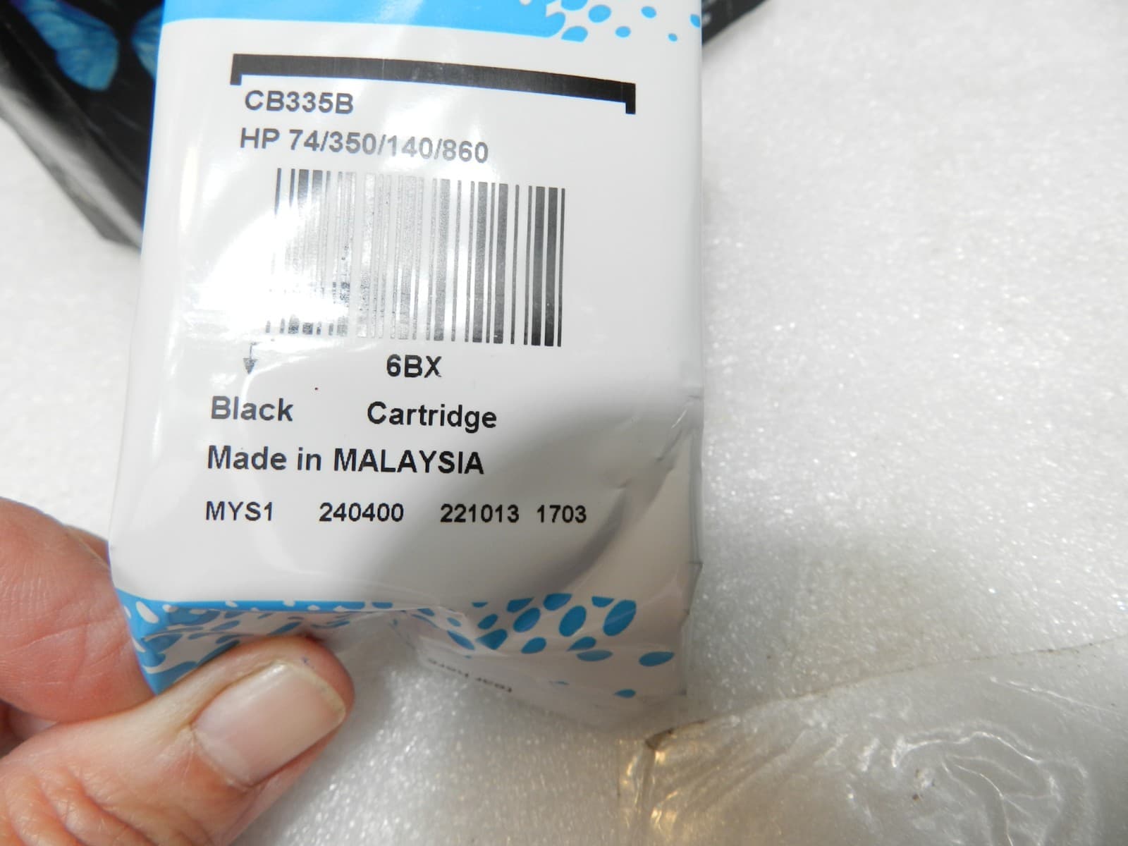 3 Genuine HP 74 Black Ink Cartridge CB335WN EXP: 10/24 & 5/25 (H2K) - Thumbnail 4
