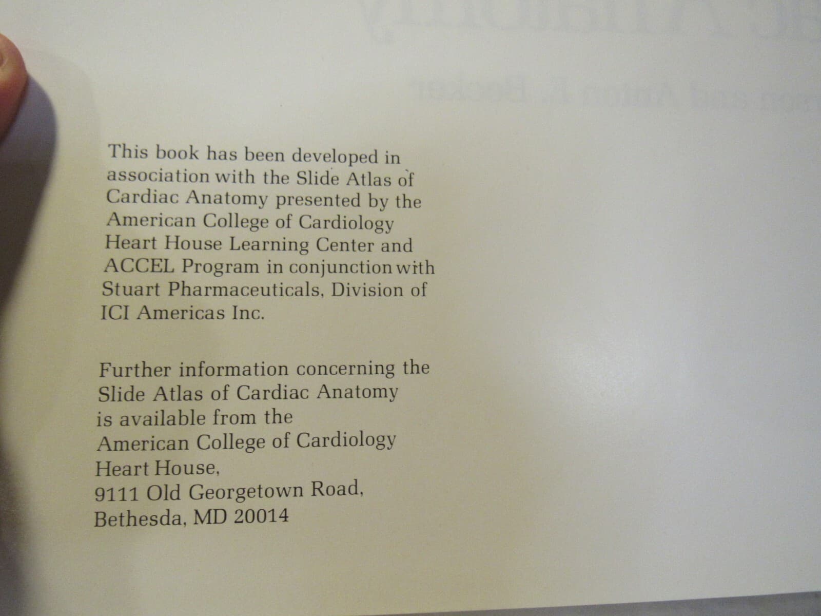 CARDIAC Anatomy: AN INTEGRAL TEXT AND COLOUR ATLAS By Robert H. Anderson Q30J - Thumbnail 3