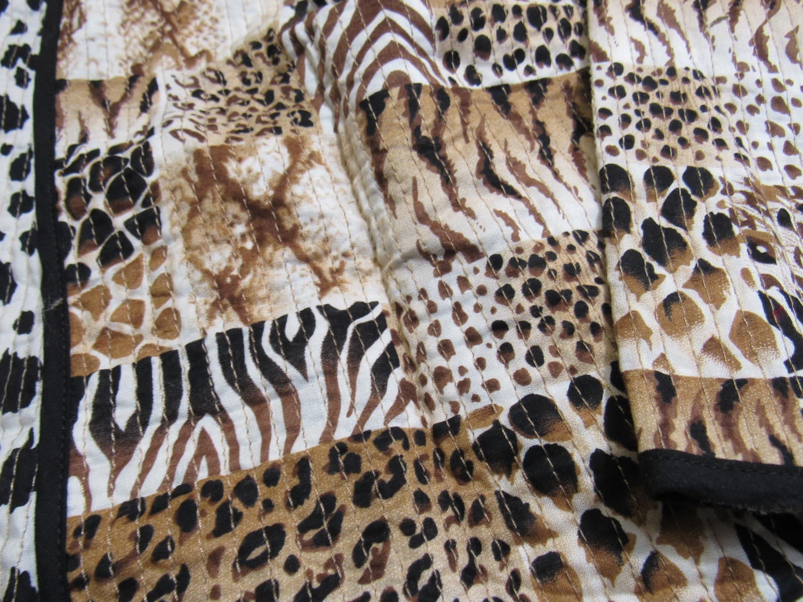 NWT ALFRED DUNNER Womens Cotton Reversible Jacket Animal Print Size 20W U47J - Thumbnail 2