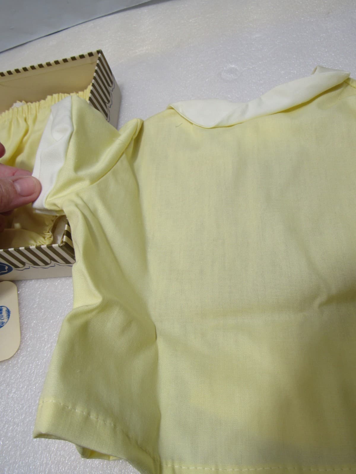 Vintage Lanokins Sleep N Play Set Boys Diaper Set Sz Med Yellow (U46JJ) - Thumbnail 5