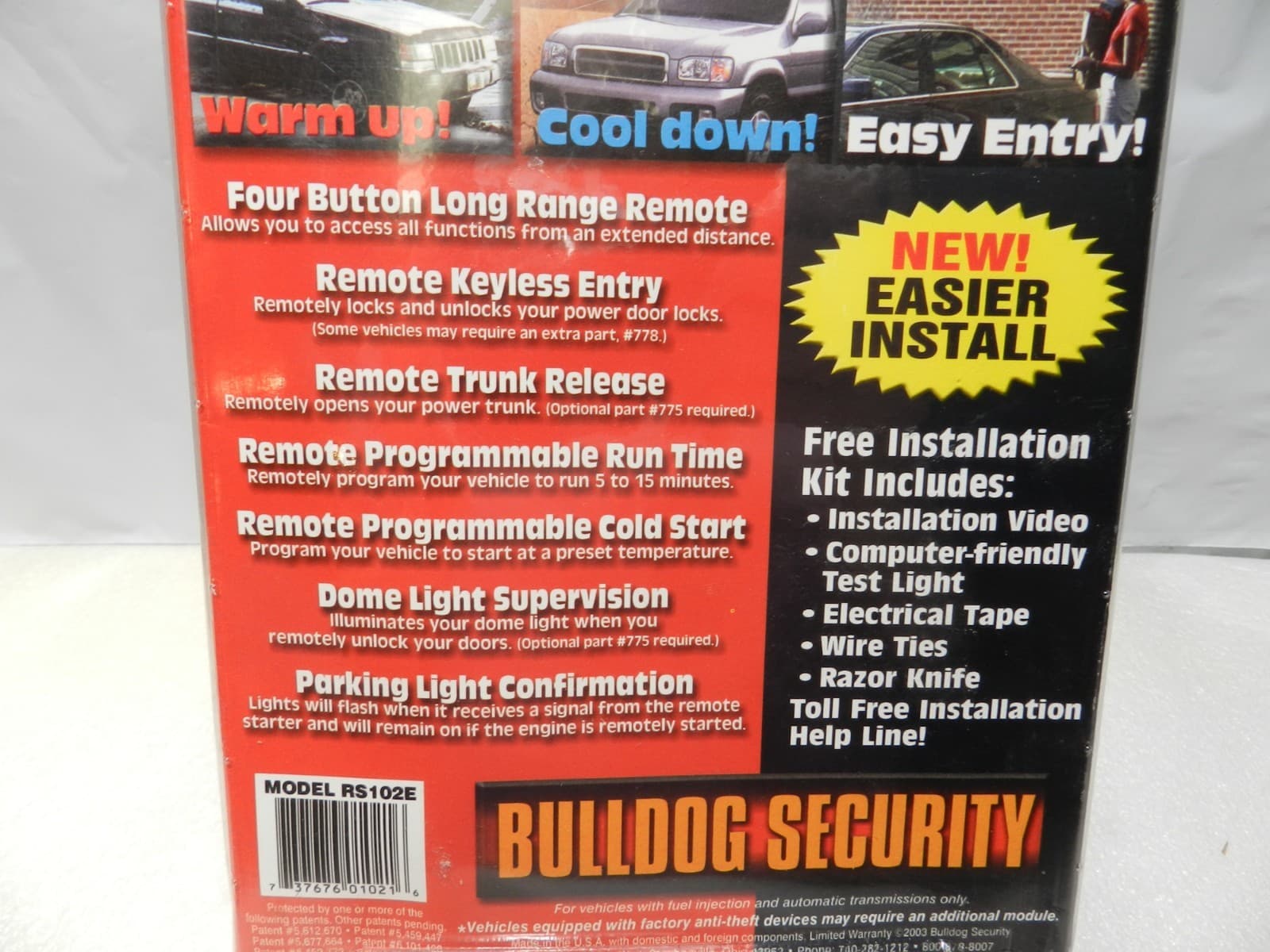 BULLDOG SECURITY Extended 800' Range REMOTE STARTER RS102E (Z95J) - Thumbnail 5
