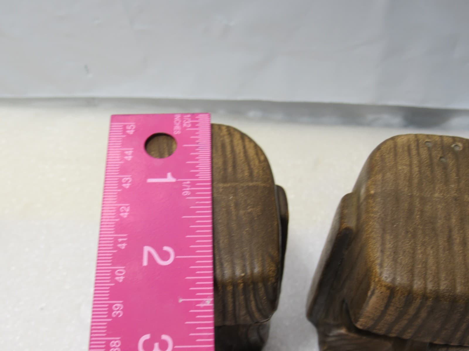 2 Vintage EFCCO Tiki Moai Easter Island Head Ceramic Salt & Pepper Shakers U44JJ - Thumbnail 7