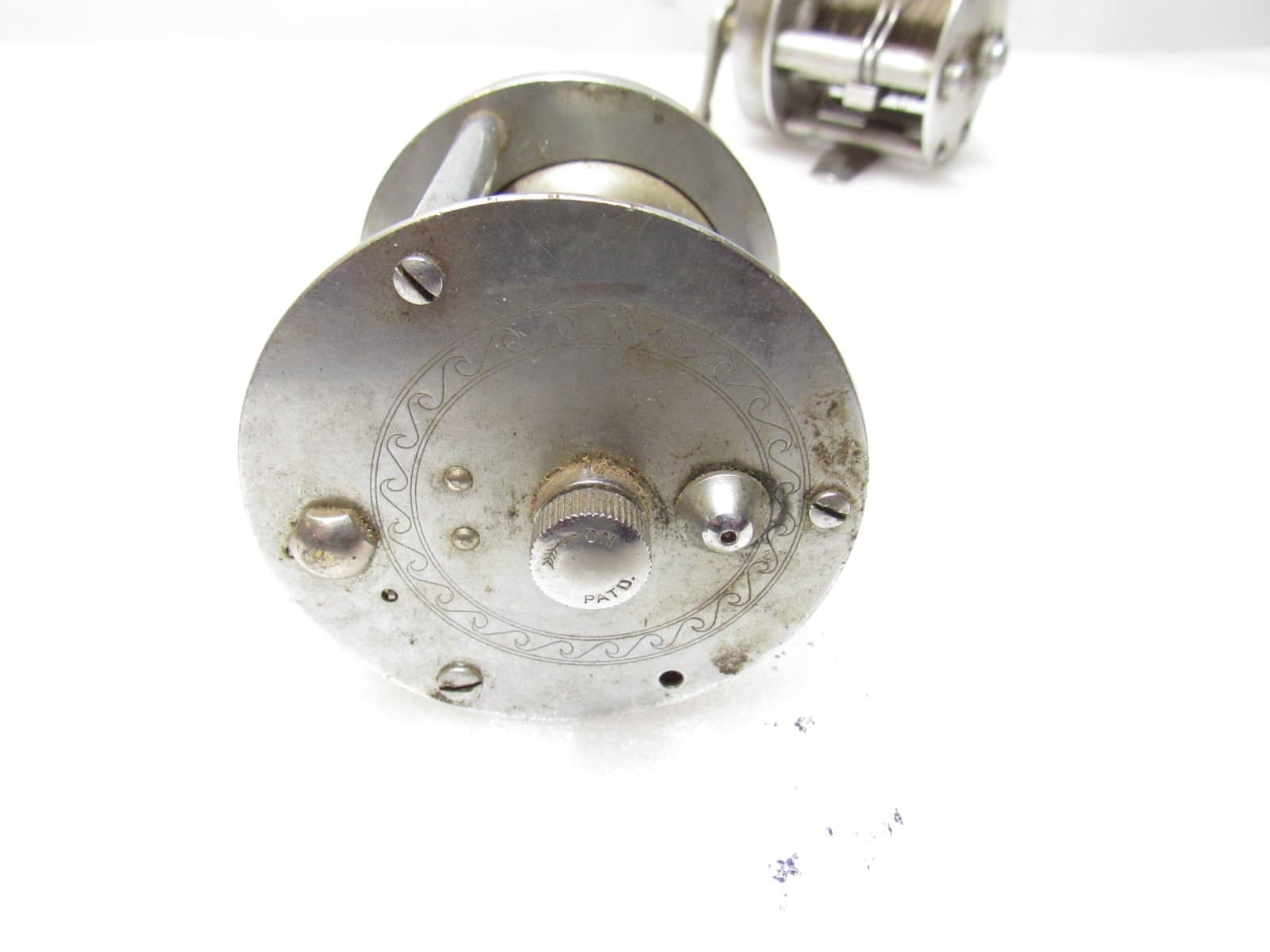 2 Vintage Fishing Casting Reels Pflueger Trump 1943 & Langley Lakecast 350 D94JJ - Thumbnail 6