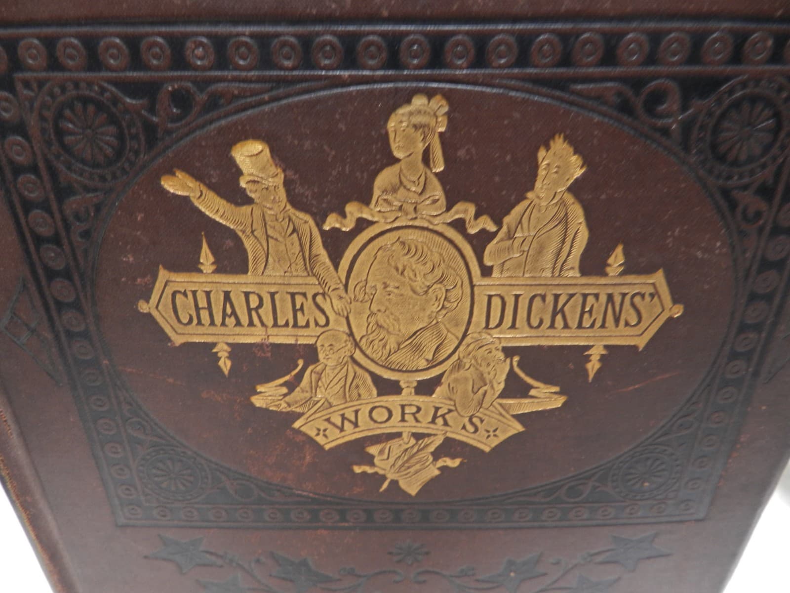 The Works Of Charles Dickens Volume 1 Collier Pub Illustrated 1879 Z91J - Thumbnail 2