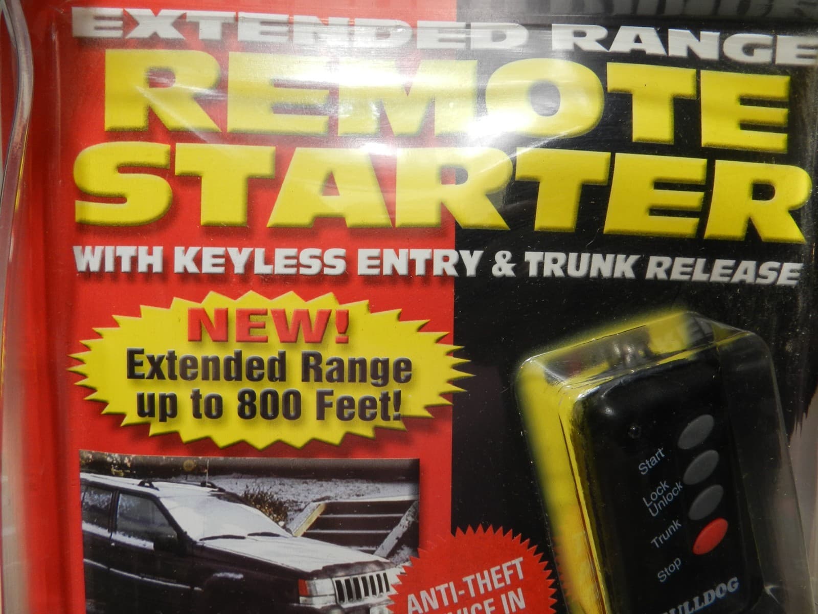 BULLDOG SECURITY Extended 800' Range REMOTE STARTER RS102E (Z95J) - Thumbnail 4