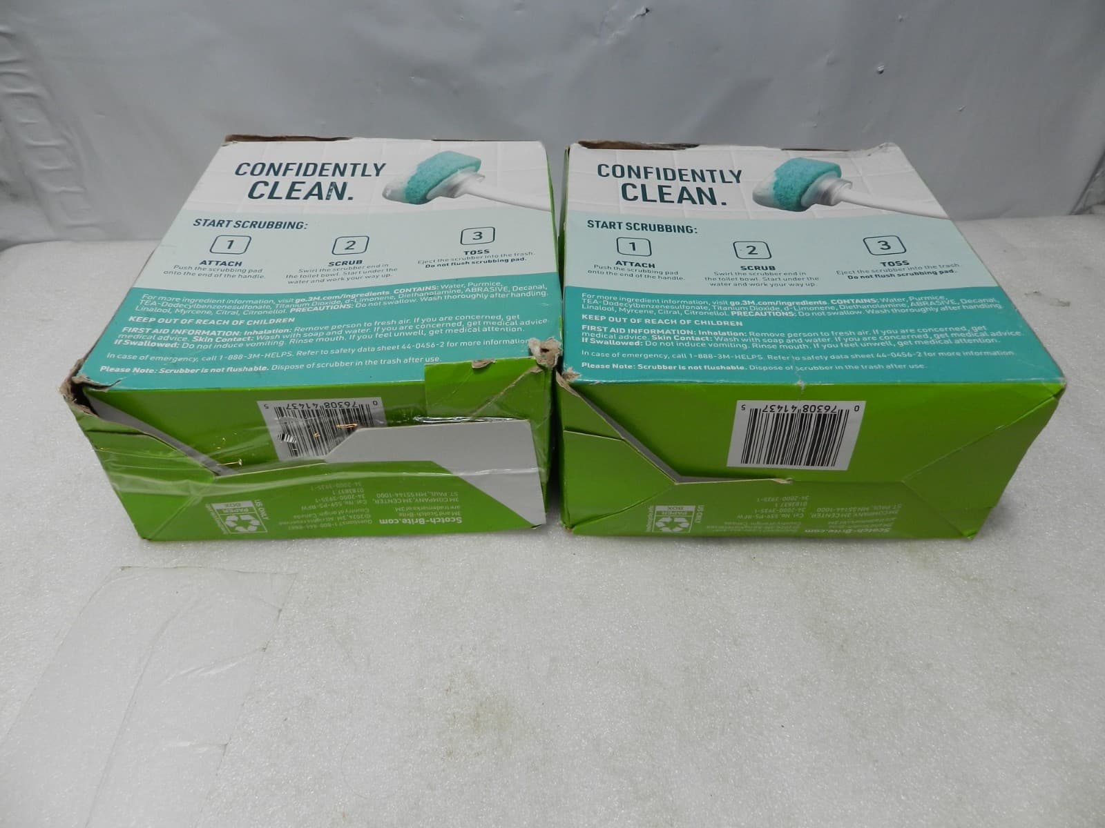 2 - 3M Scotch Brite Power Scour Disposable Scrubbing Pad Refills 8 Packs (L80K) - Thumbnail 5