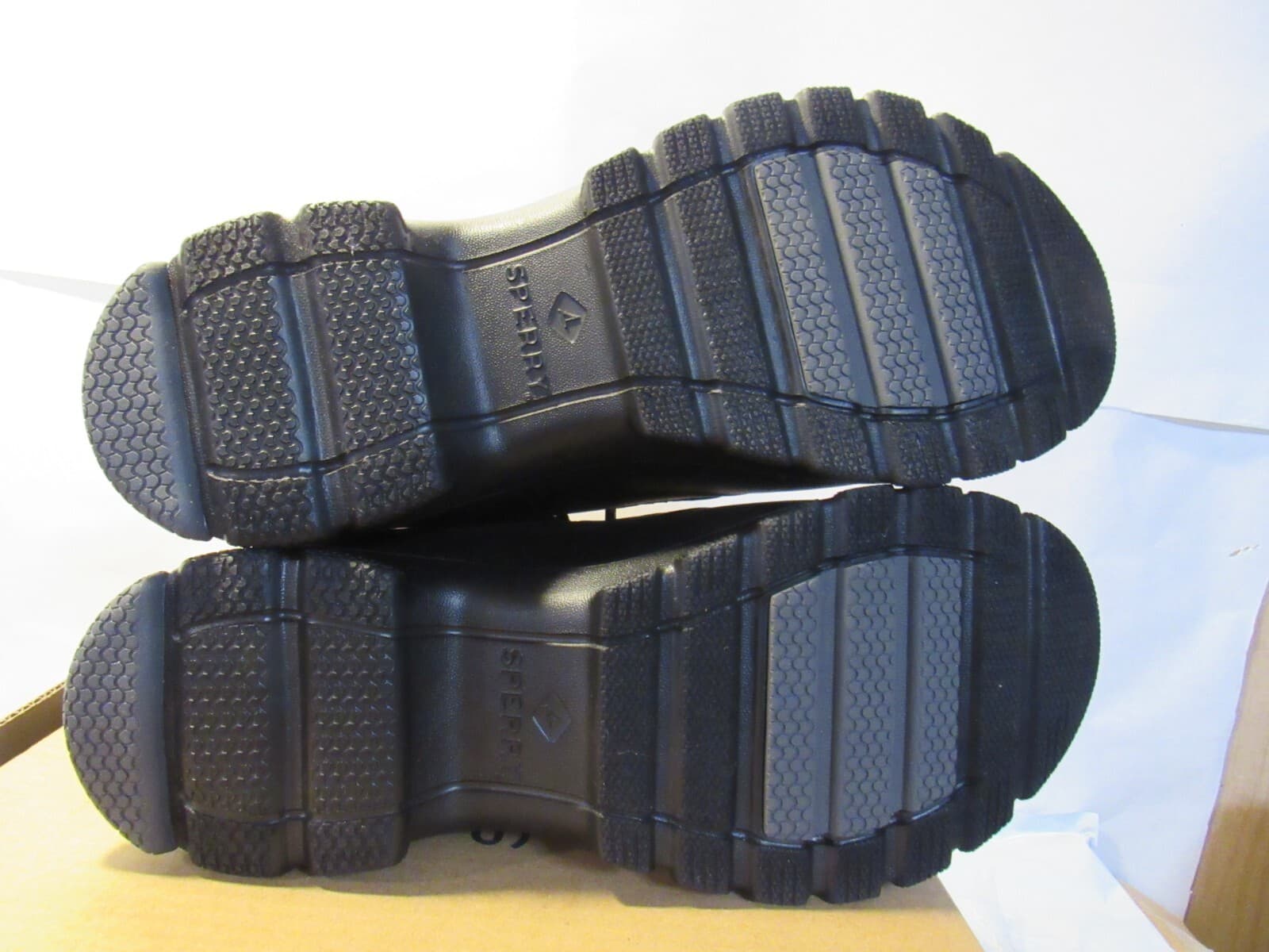 Sperry Mens Duck Float Lace Up Rain Snow Boot Black Size 8M W6K - Thumbnail 7