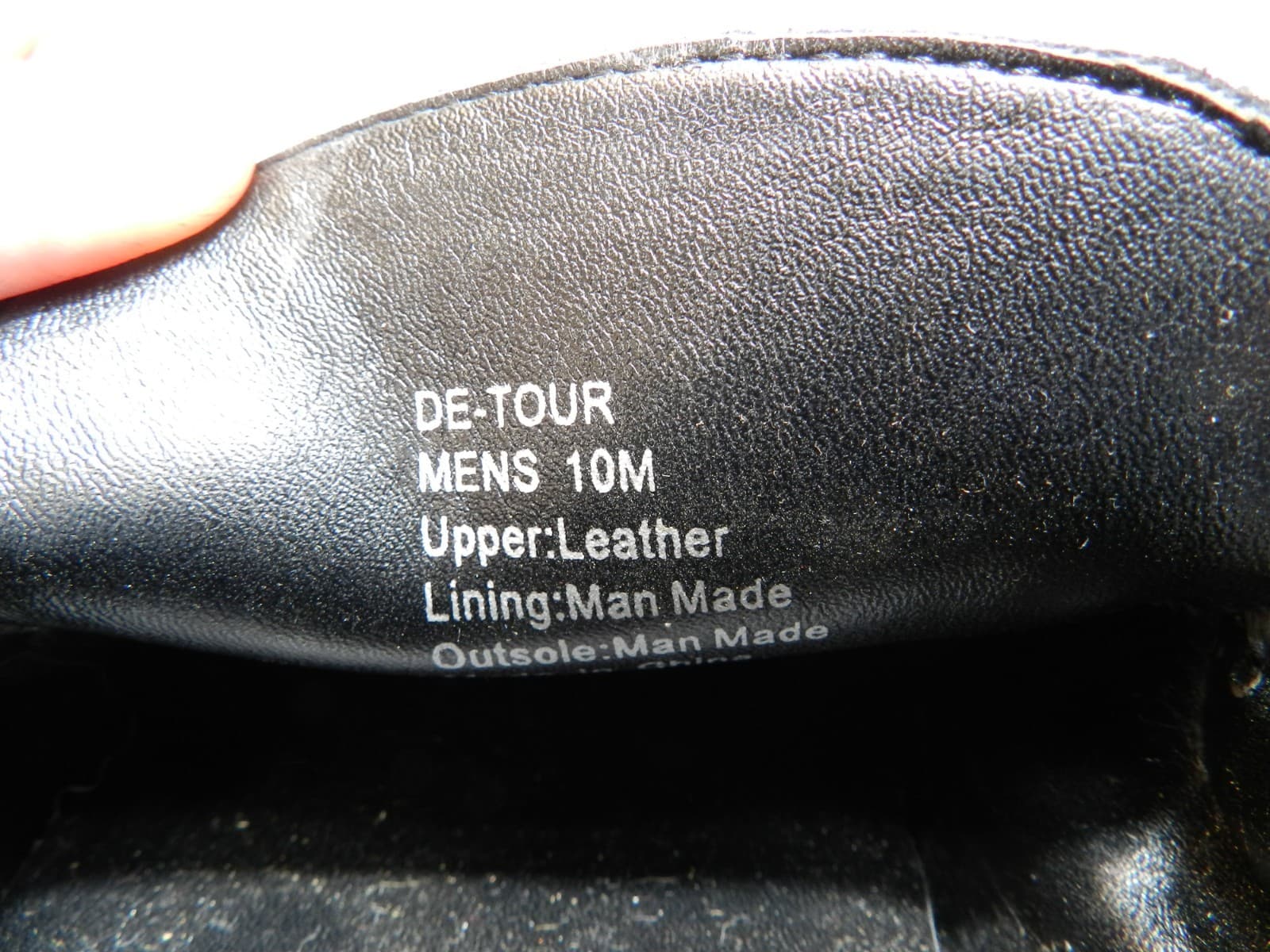 Kenneth Cole Reaction De-Tour Black Leather Slip On Loafers Mens 10 M (L81K) - Thumbnail 8