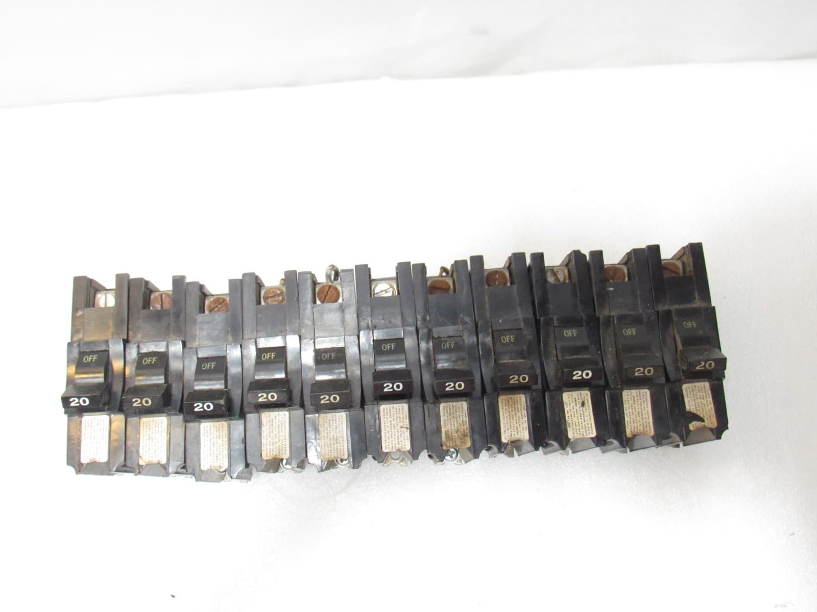 11 Federal Pacific NBSWD 20 Amp 1 Pole 120/240 Stab-Lok Plug In Breaker D98JK - Thumbnail 7