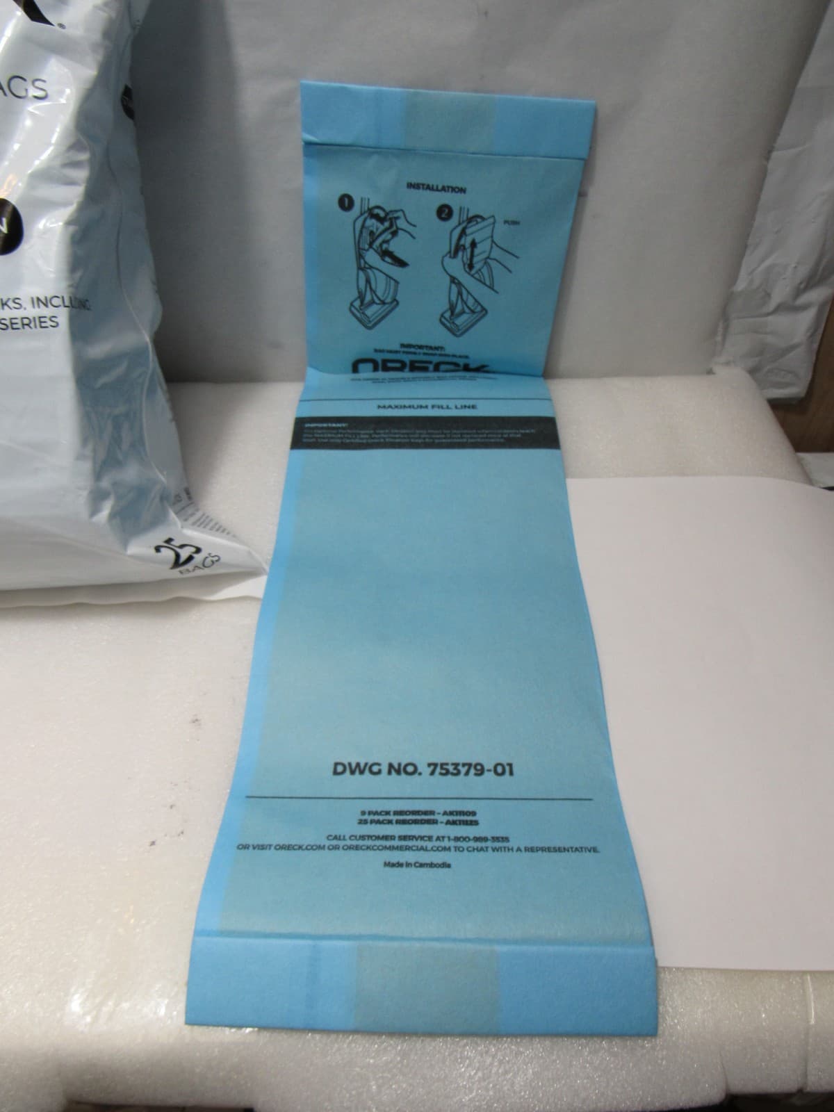 Oreck AK11125 XL Standard Filter Bags 24 Count (E7K) - Thumbnail 4
