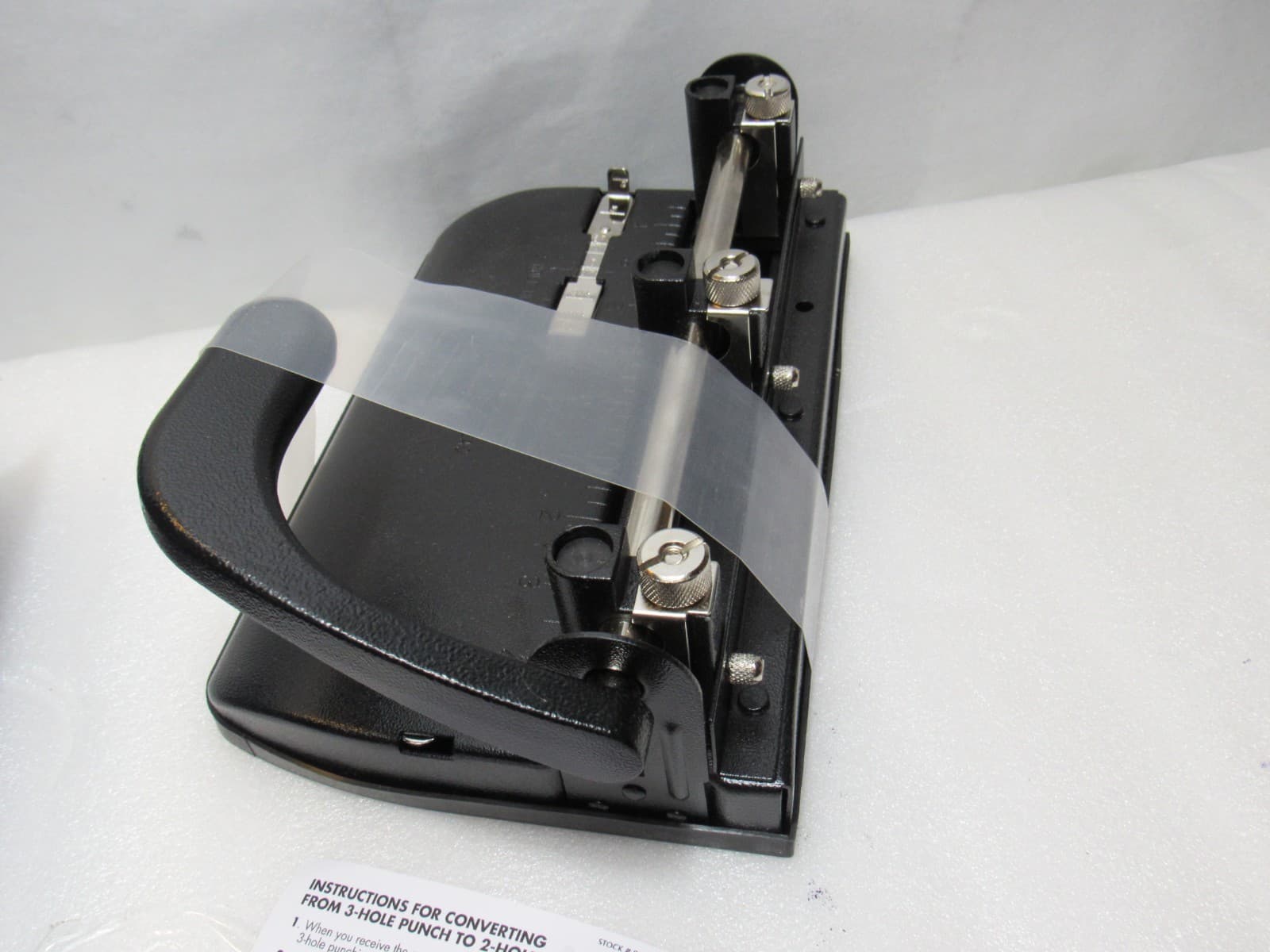 Officemax Heavy Duty Lever Handle 2-3 Hole Punch 32 Sheet (E5K) - Thumbnail 8