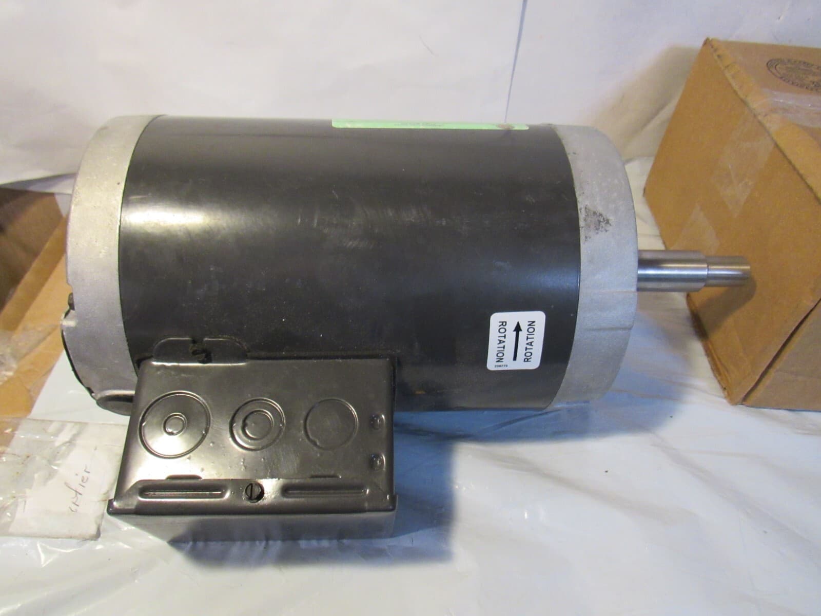 US Motors Jackson 06105-004-69-11 Motor, 3Ph 1 Hp P/W, Nidec W9K - Thumbnail 4