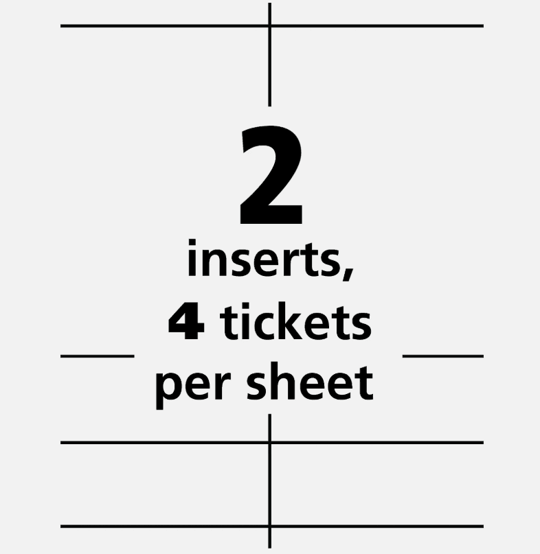 AVERY 8522 Vertical Style Name Badge Insert Refills 6 x 4 1/4" White 100 E3K - Thumbnail 6