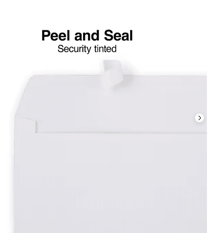Staples #10 White Left-Window Envelopes, 500/Box 4.125"x9.5" (E4K) - Thumbnail 8