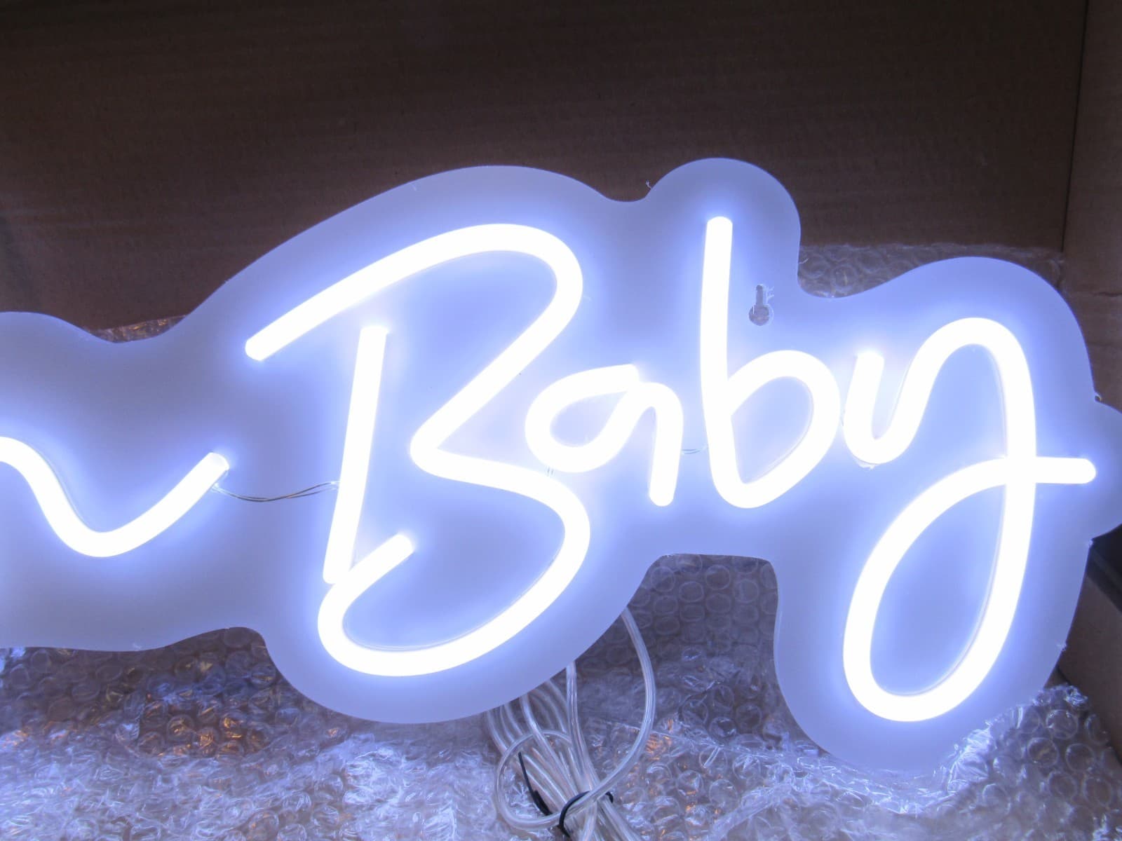 Oh Baby Neon Sign Baby Shower LED Neon Light 23" x 9.5" (E8K) - Thumbnail 3