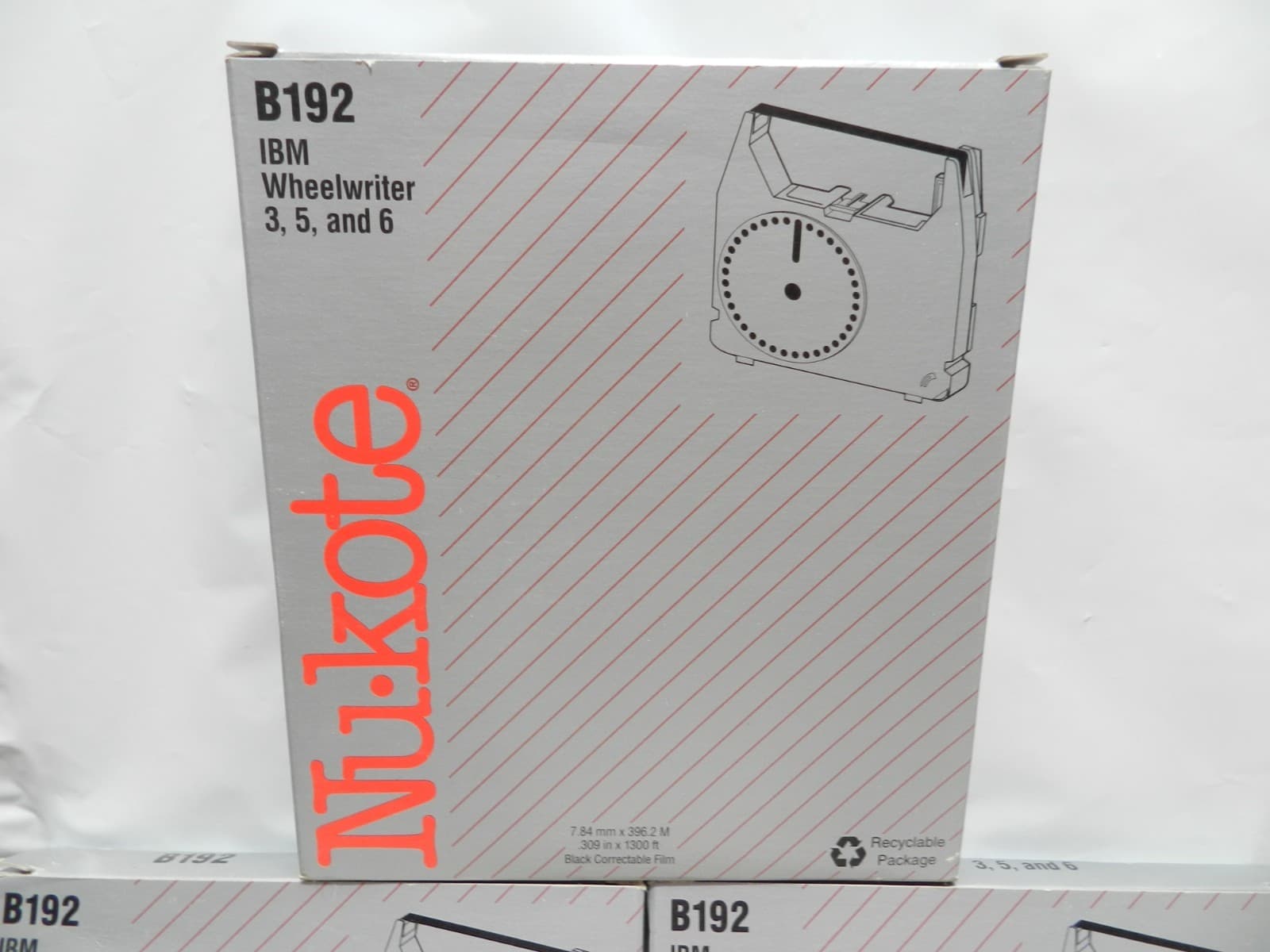 3 pks Nu-Kote IBM B192 Wheelwriter 3, 5, and 6 Ribbons (A6J) - Thumbnail 2
