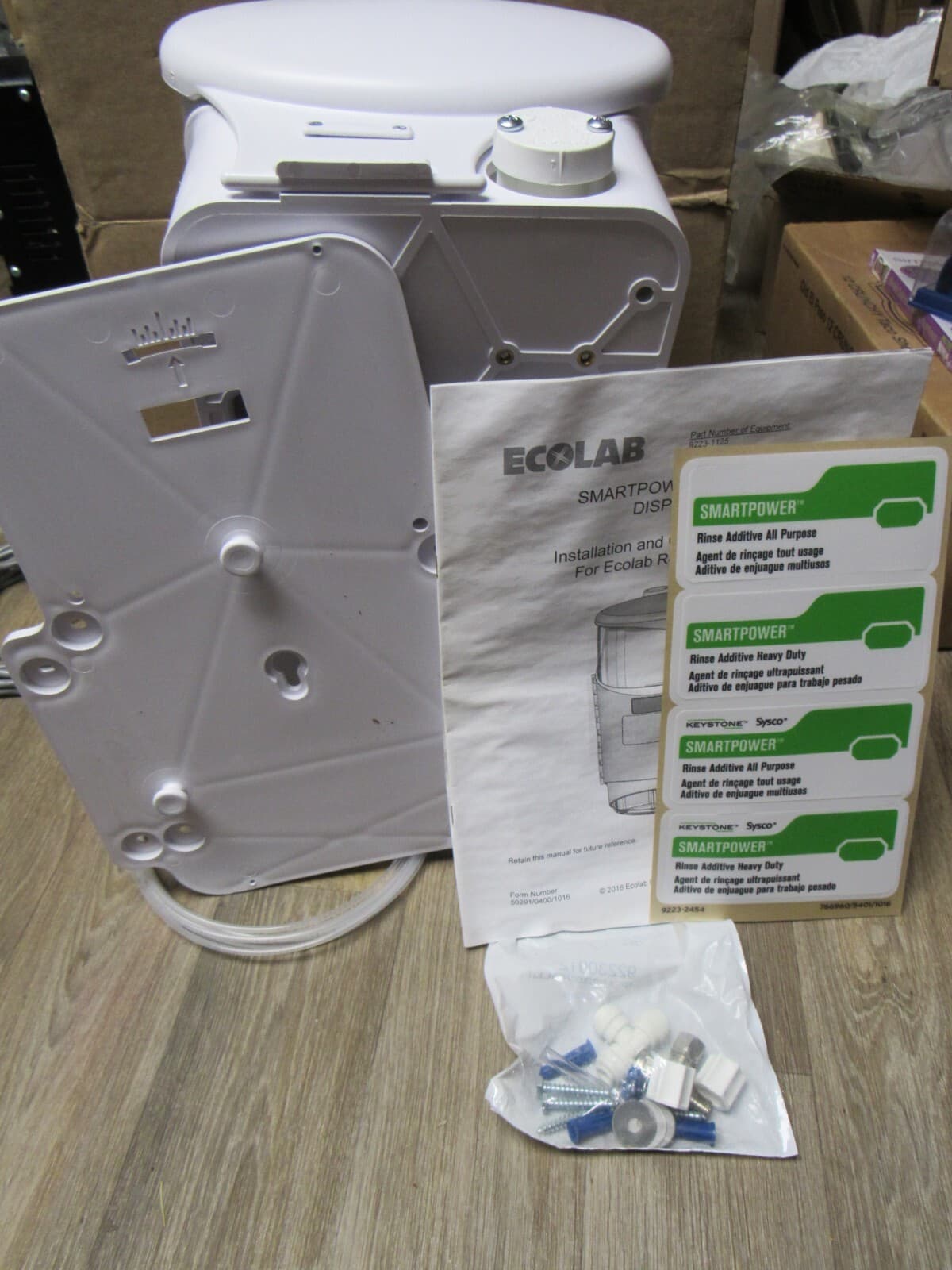 Ecolab Smart Power Rinse Additive Dispenser Kit 9223-1125 New Food Service (K) - Thumbnail 3