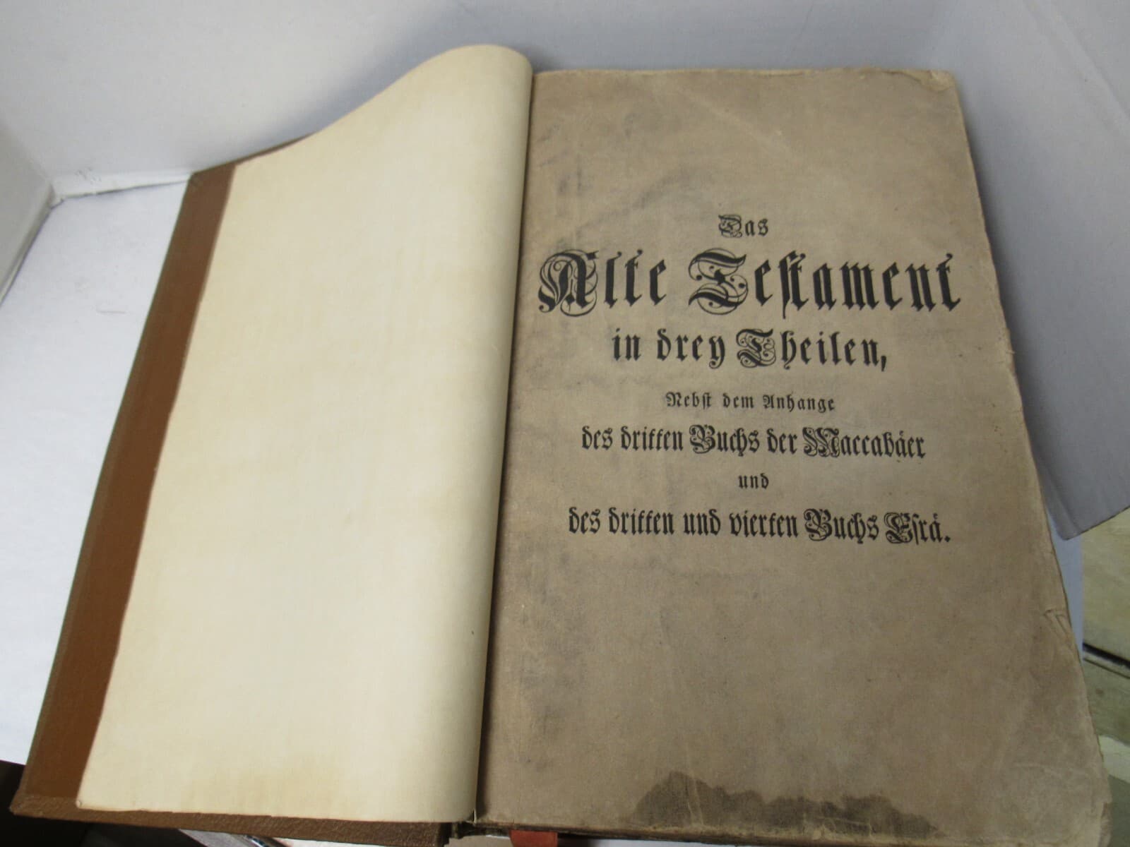 Very Large Das Alte Testament Bible 17" Tall Z40J - Thumbnail 8