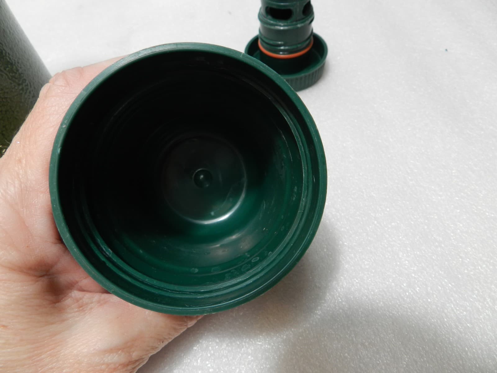 Vintage Stanley Classic 1.1 Qt 1L Green Vacuum Bottle Thermos Clean Z96J - Thumbnail 9