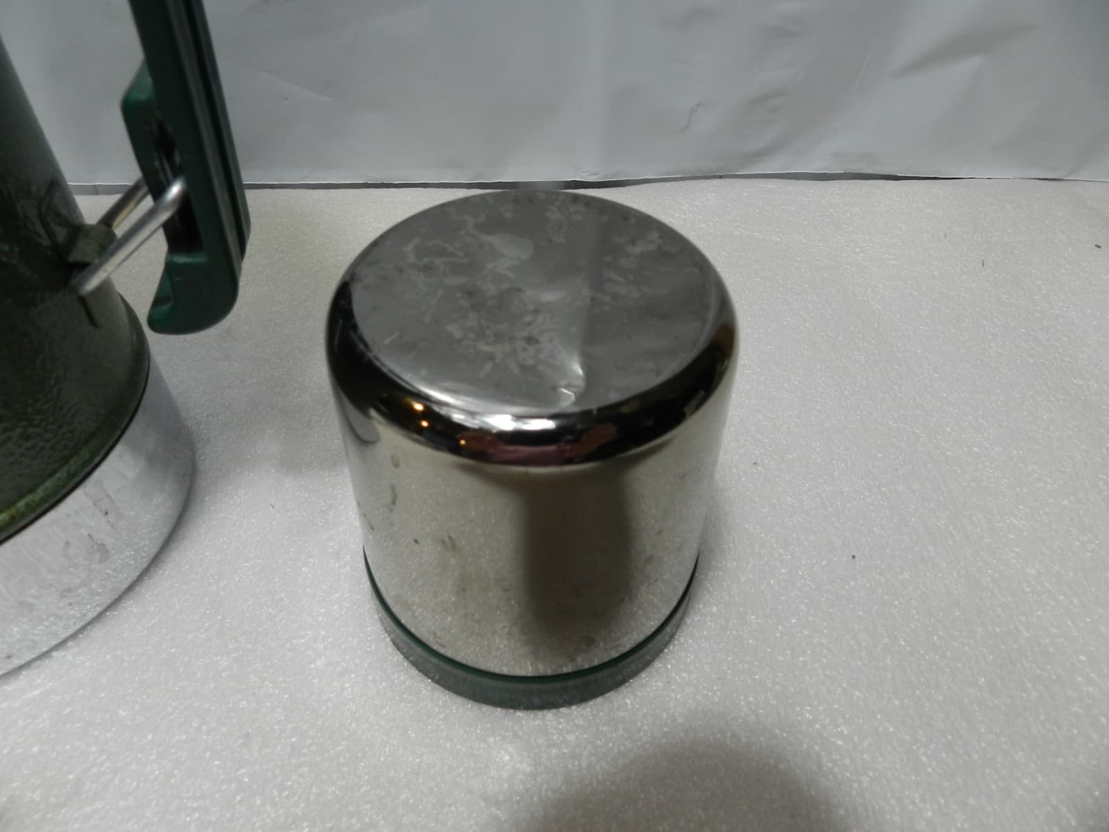 Vintage Stanley Classic 1.1 Qt 1L Green Vacuum Bottle Thermos Clean Z96J - Thumbnail 3