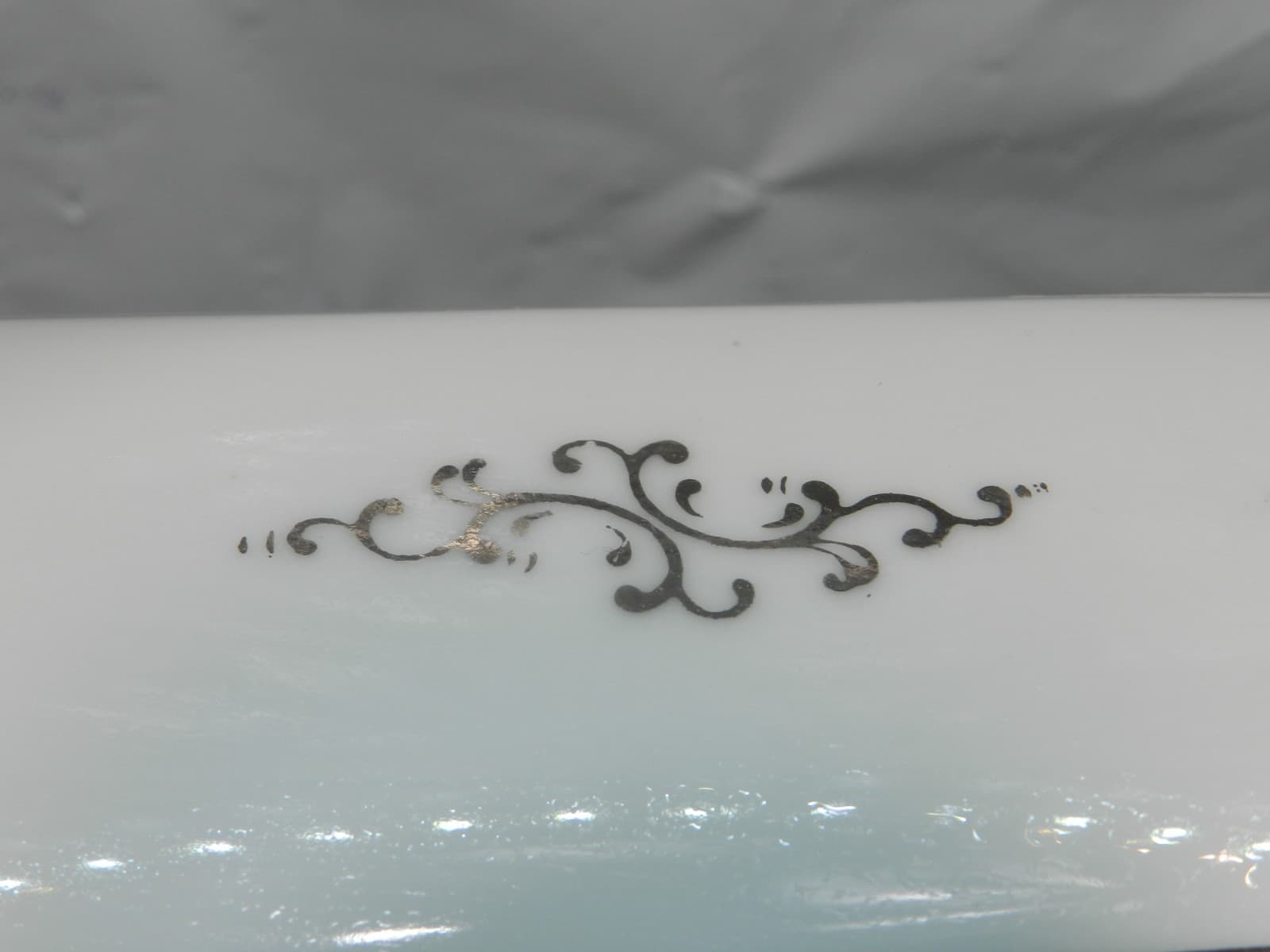 Vintage Valmont China "Royal Wheat" Covered Butter Dish Japan Retired (K16J) - Thumbnail 2