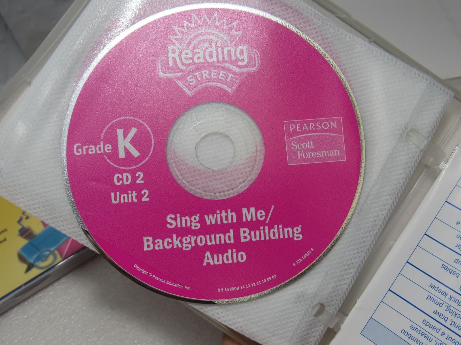 Reading Street Sing with Me/Background Building & Phonic Song CD Grade K (W7J) - Thumbnail 3