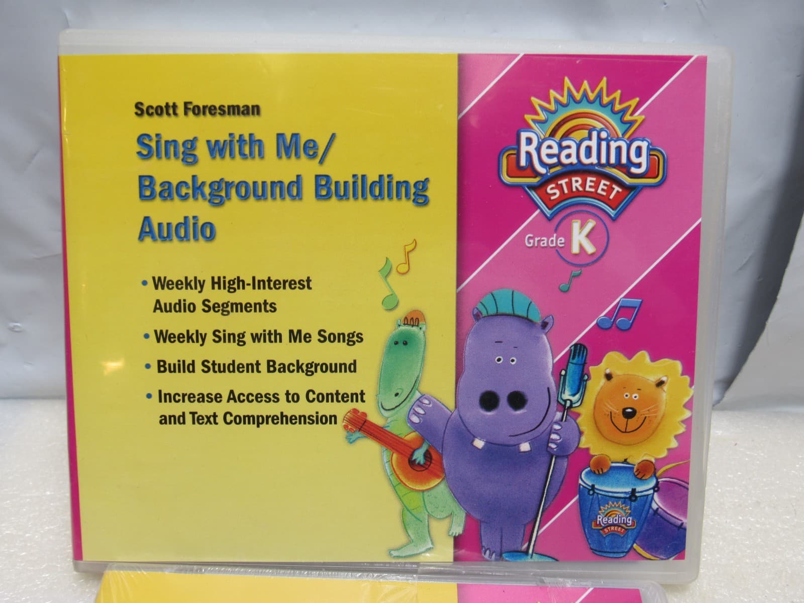 Reading Street Sing with Me/Background Building & Phonic Song CD Grade K (W6J) - Thumbnail 2
