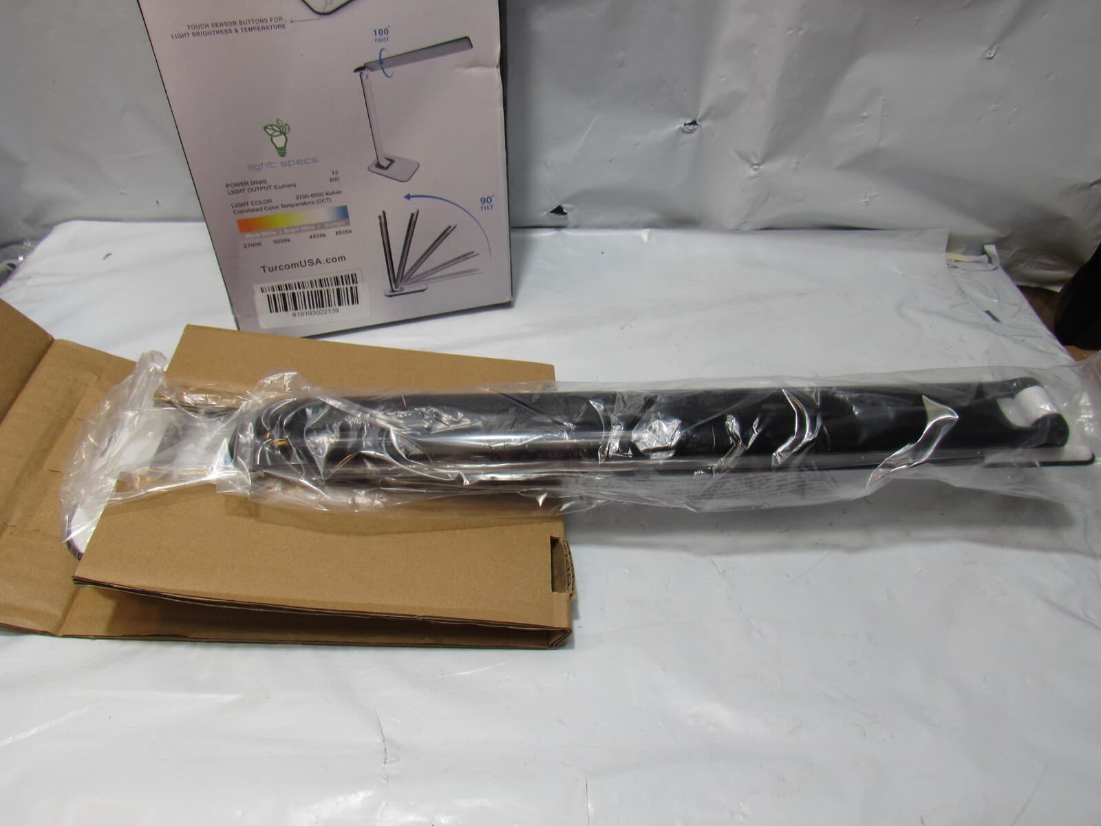 LED Desk Lamp With USB Charging Port Dimmable Touch Controls Multicolor Q93K - Thumbnail 13