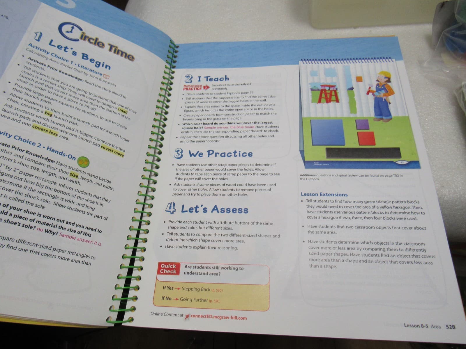 McGraw-Hill My Math, Grade PK, Teacher Edition Manipulatives Kit 2012 (W9J) - Thumbnail 4
