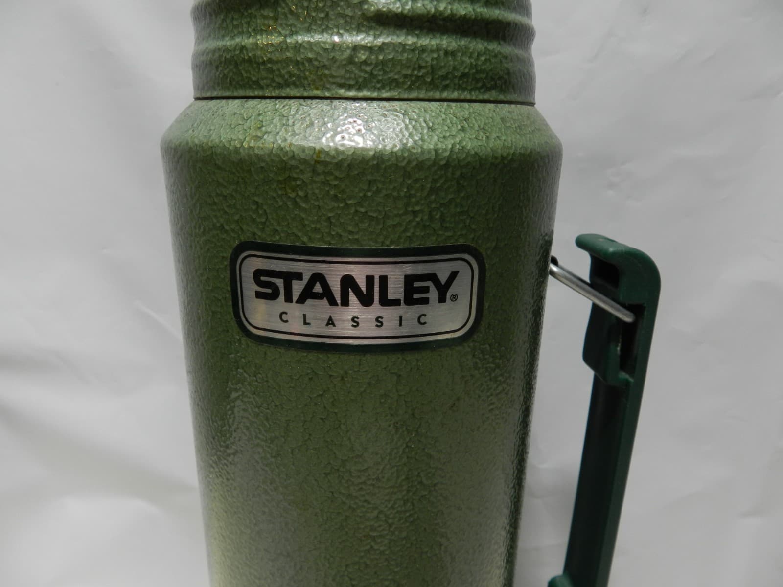 Vintage Stanley Classic 1.1 Qt 1L Green Vacuum Bottle Thermos Clean Z96J - Thumbnail 2