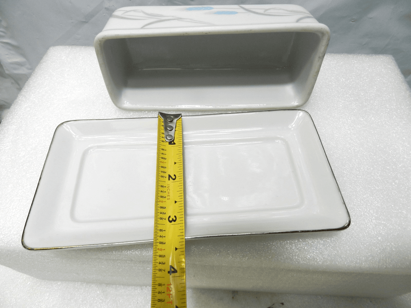 Vintage Valmont China "Royal Wheat" Covered Butter Dish Japan Retired (K16J) - Thumbnail 8