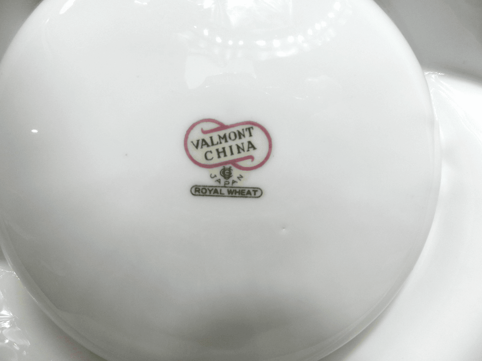 Valmont China Japan Royal Wheat 5 Section Divided Relish Tray Dish w/ Lid (K18J) - Thumbnail 7