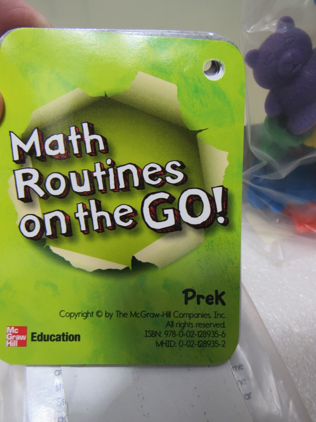McGraw-Hill My Math, Grade PK, Teacher Edition Manipulatives Kit 2012 (W9J) - Thumbnail 10