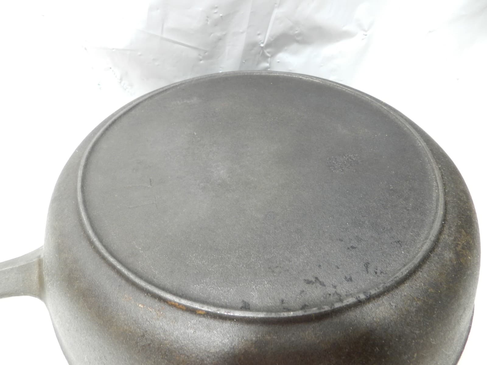 Vintage BSR Century Series Size # 7 (7T) Cast Iron Skillet Sits Flat 60's I27S - Thumbnail 6