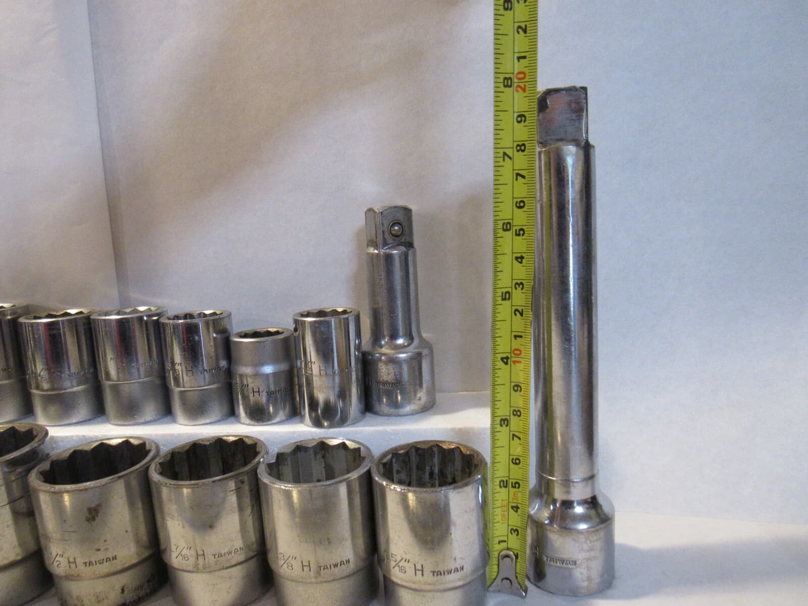 19 pc Heavy Duty SOCKET SET 2" - 3/4" Sockets /2 extenders/1 Break Bar (H67KD - Thumbnail 6
