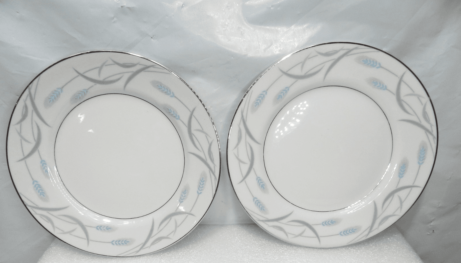 9PC Valmont China Japan Royal Wheat Bread/ Dessert Plates 6 1/2” & 7 1/2" K24J - Thumbnail 6
