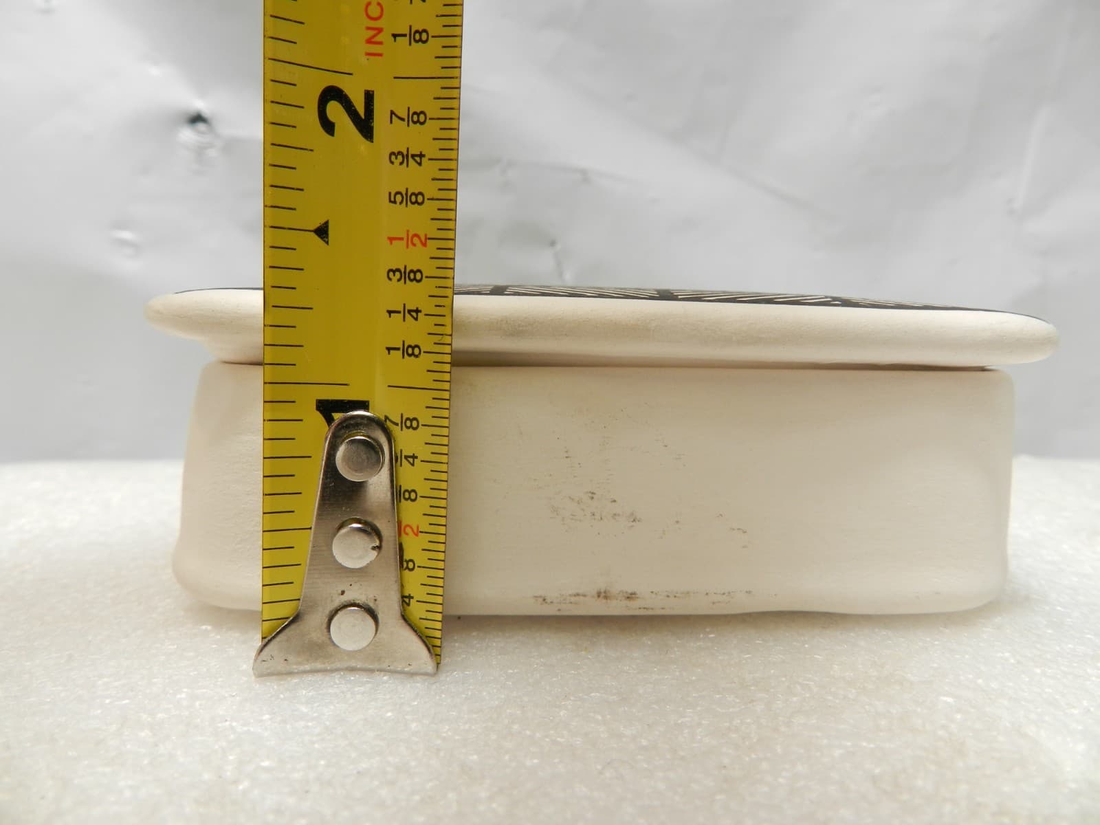 Vintage Acoma Pueblo Trinket Box Pottery w/ Lid Handmade New Mexico (I26JK) - Thumbnail 10