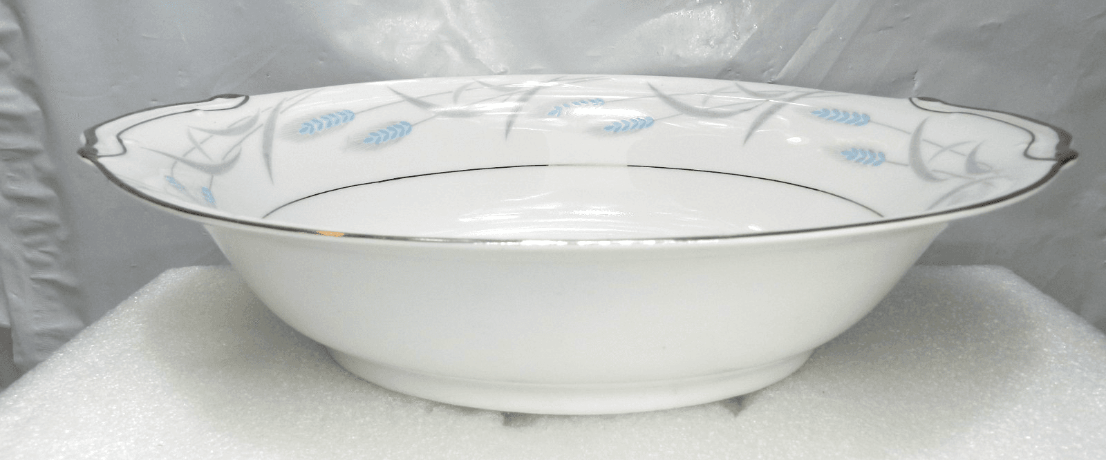 2 VALMONT China ROYAL WHEAT Server Veggie Dish Bowl Japan 10.5" x 8" K22J - Thumbnail 6