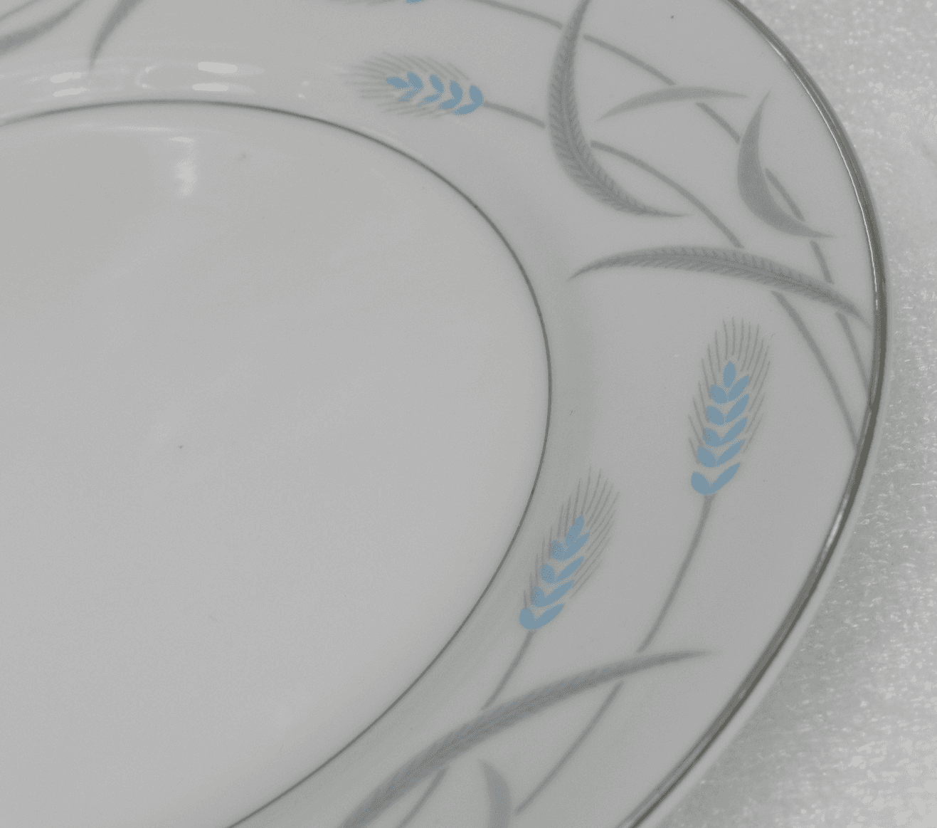 9PC Valmont China Japan Royal Wheat Bread/ Dessert Plates 6 1/2” & 7 1/2" K24J - Thumbnail 8